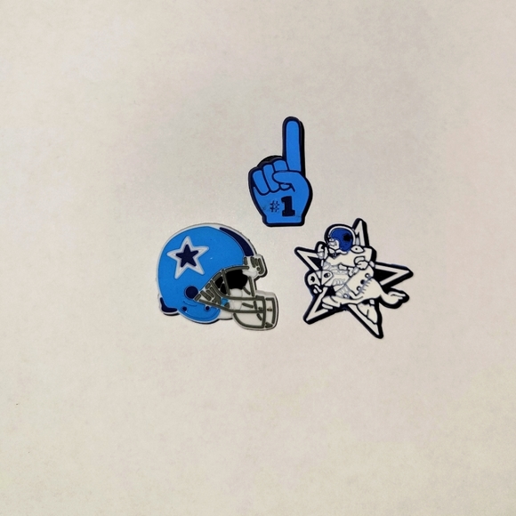 Jibbitz Accessories 3 Assorted Dallas Cowboys Jibbitz Charms Poshmark